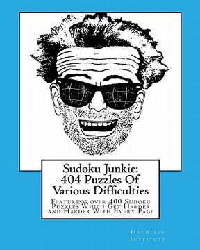 portada sudoku junkie: 404 puzzles of various difficulties (in English)