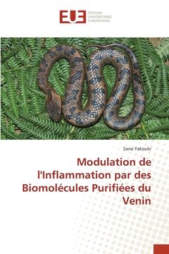 portada Modulation de l'Inflammation par des Biomolécules Purifiées du Venin (in French)