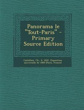 portada Panorama Le Tout-Paris - Primary Source Edition (in French)