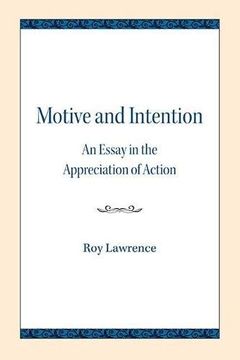 portada Motive & Intention (in English)