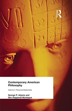 portada Contemporary American Philosophy: Personal Statements Volume ii (en Inglés)
