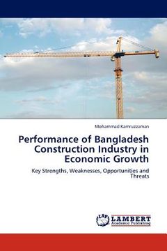 portada performance of bangladesh construction industry in economic growth (en Inglés)