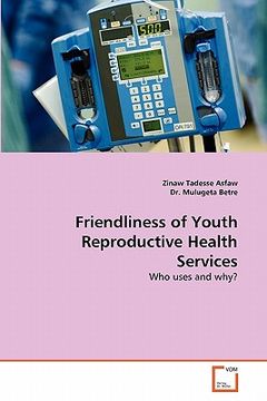 portada friendliness of youth reproductive health services (en Inglés)