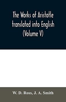 portada The Works of Aristotle Translated Into English (Volume v) 