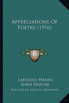 portada appreciations of poetry (1916) (en Inglés)