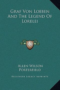 portada graf von loeben and the legend of lorelei (en Inglés)