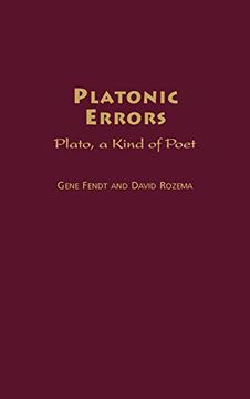 portada Platonic Errors: Plato, a Kind of Poet (en Inglés)