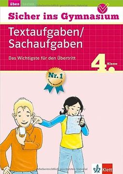 portada Sicher ins Gymnasium Mathematik Textaufgaben 4. Klasse: Das Wichtigste für den Übertritt (en Alemán)