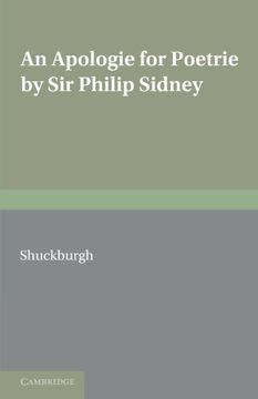 portada An Apologie for Poetrie by sir Philip Sidney Paperback (Pitt Press) (en Inglés)