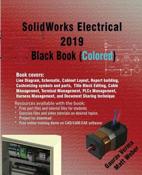 portada Solidworks Electrical 2019 Black Book (Colored) (en Inglés)