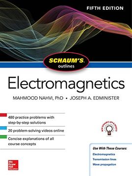 portada Schaum's Outline of Electromagnetics, Fifth Edition (Schaum's Outlines) (en Inglés)