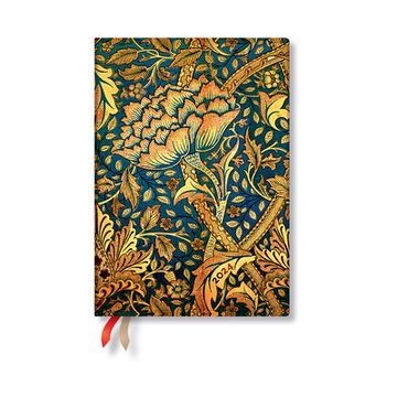 portada Paperblanks | 2024 Morris Windrush | William Morris | 12-Month Flexi | Midi | Horizontal 176 pg | 100 gsm 
