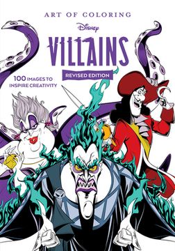 portada Disney Villains (Art of Coloring) [Soft Cover ] 