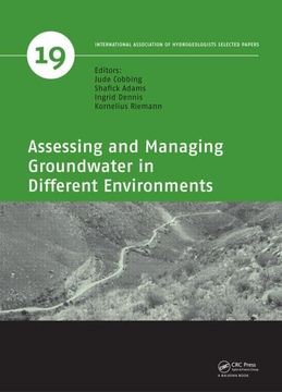 portada Assessing and Managing Groundwater in Different Environments (in English)