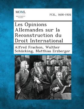 portada Les Opinions Allemandes Sur La Reconstruction Du Droit International