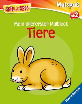 portada Spiel & Spa - Mein allererster Malblock: Tiere (en Alemán)