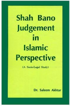 portada Shah Bano Judgement in Islamic Perspective (A Socio-Legal Study) (in English)