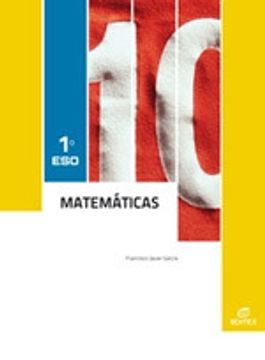 portada Matemáticas 1º ESO (Secundaria)