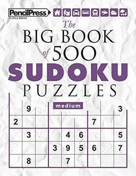 portada The big Book of 500 Sudoku Puzzles Medium (With Answers) (en Inglés)