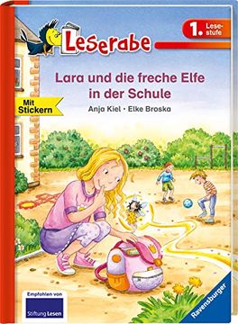 portada Lara und die Freche Elfe in der Schule (Leserabe - 1. Lesestufe) (en Alemán)