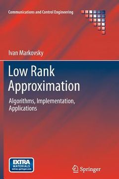 portada Low Rank Approximation: Algorithms, Implementation, Applications (en Inglés)