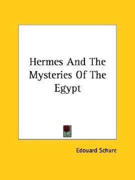 portada hermes and the mysteries of the egypt (en Inglés)