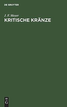 portada Kritische Kränze (en Alemán)