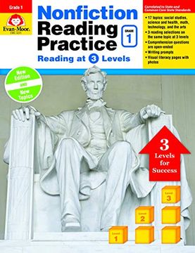 portada Evan-Moor Non-Fiction Reading Practice, Grade 1 (in English)