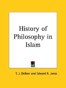 portada history of philosophy in islam (en Inglés)