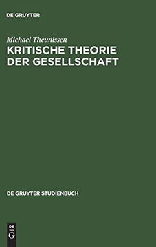portada Kritische Theorie der Gesellschaft (en Alemán)