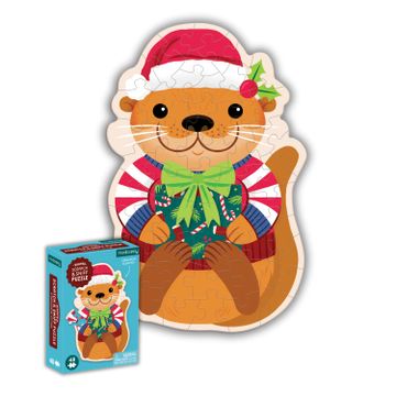 portada Cinnamon Otter 48 Piece Scratch and Sniff Shaped Mini pzl