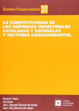 portada Competitividad De Las Empresas Industriales Catalanas Y Españolas Y Factores