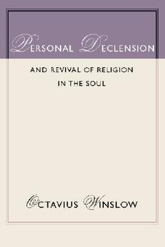 portada personal declension and revival of religion in the soul (en Inglés)