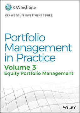 portada Portfolio Management in Practice, Volume 3: Equity Portfolio Management (Cfa Institute Investment Series) (en Inglés)