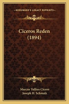 portada Ciceros Reden (1894) (en Alemán)