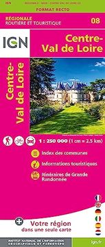 portada Centre-Val de Loire 1: 250 000 (in French)