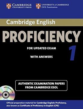 portada Cambridge English Proficiency 1 for Updated Exam Self-Study Pack (Student's Book With Answers and Audio cds (2)) (Cpe Practice Tests) 