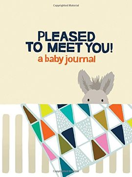 portada Pleased to Meet You!: A Baby Journal (in English)