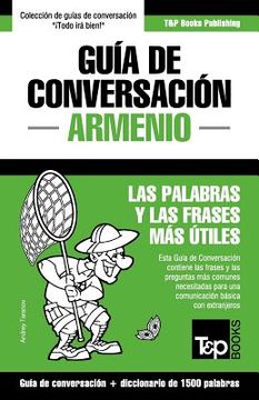 portada Guía de Conversación Español-Armenio y diccionario conciso de 1500 palabras
