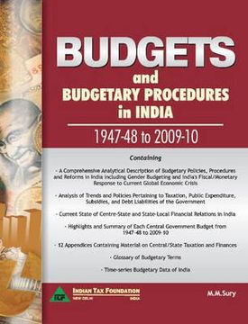 portada budgets and budgetary procedures in india: 1947-48 to 2009-10