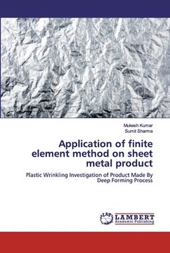 portada Application of finite element method on sheet metal product