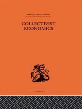 portada Collectivist Economics (en Inglés)