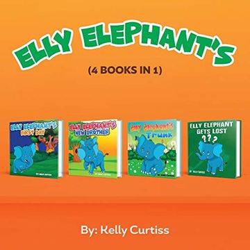 portada Elly Elephant's: (4 Books in 1) (en Inglés)