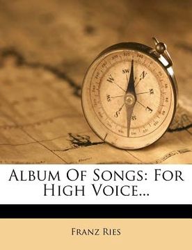 portada album of songs: for high voice...