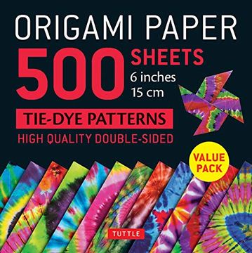 portada Origami Paper 500 Sheets Tie-D (in English)