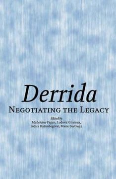 portada derrida: negotiating the legacy