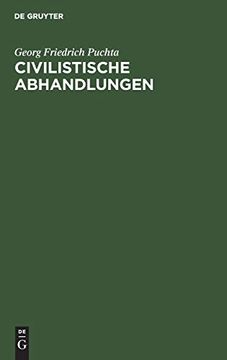 portada Civilistische Abhandlungen (en Alemán)
