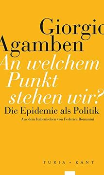 portada An Welchem Punkt Stehen Wir? Die Epidemie als Politik (in German)
