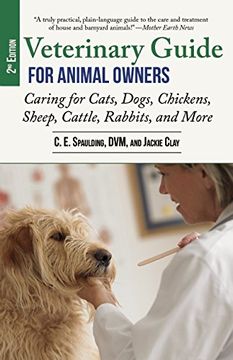 portada Veterinary Guide for Animal Owners, 2nd Edition: Caring for Cats, Dogs, Chickens, Sheep, Cattle, Rabbits, and More