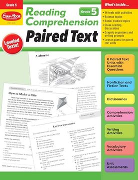 portada Reading Comprehension: Paired Text, Grade 5 Teacher Resource (en Inglés)